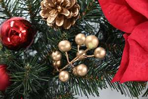 Ventes chaudes, couronne de Noël personnalisée pour la décoration murale de la maison, couronne de Noël à suspendre en extérieur, couronne de Noël DIY - Product Image 4