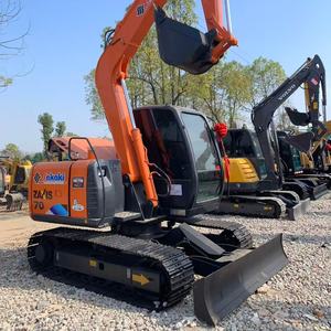 รถขุดฮิตาชิ ZX70 รุ่นปี 2024 สภาพเหมือนใหม่ Zaxis 70 5G 7 ตัน เครื่องจักรหนัก รถขุดตีนตะขาบ ชั่วโมงการทำงานต่ำ ZX 70 สำหรับขาย - Product Image 3