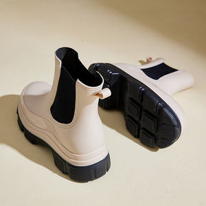 <span class=keywords><strong>Bottines</strong></span> de mode antidérapantes en PVC pour femmes chaussures d'eau d'extérieur imperméables bottes de <span class=keywords><strong>pluie</strong></span> respirantes légères pour quatre saisons - Product Image 6