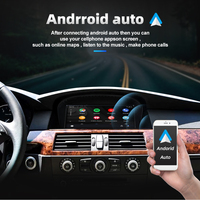Système Linux 10.25 pouces sans fil CarPlay Android Auto lecteur multimédia de voiture pour BMW E60 E61 E62 E90 E91 E92 unité principale