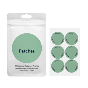 Parches Herbales Naturales Personalizados para la Recuperación de la Resaca |   Parches Relajantes de Melatonina Veganos Naturales para el Alivio Post-Bebida - Product Image 1