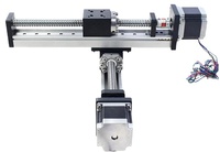QIGE Plateforme linéaire 3 axes XYZ, Bras robotisé à portique, Table motorisée, Système de positionnement multi-axes, Guide-rail personnalisable, Roulement, PLC