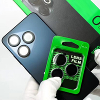 Protection d'Objectif en Verre à Installation Facile pour TECNO POP 10 avec Boîte d'Emballage, Film Protecteur d'Objectif de Caméra de Téléphone pour Infinix HOT 50