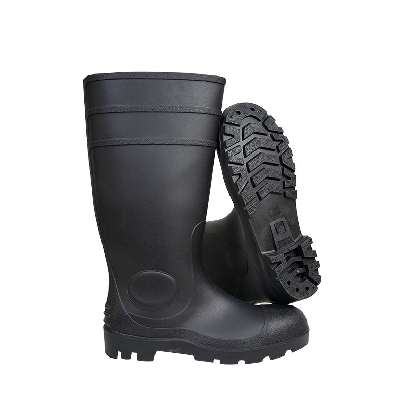 Хорошее качество и дешевая защитная обувь из ПВХ со стальным носком для работы