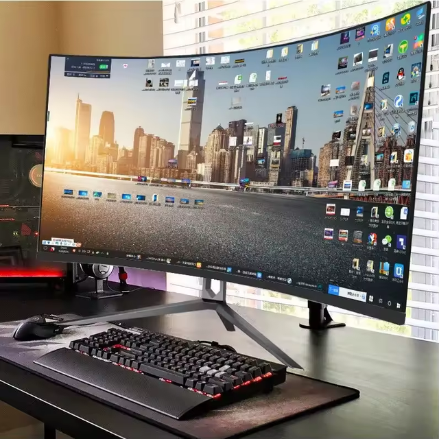 Curved 27/32/34 Inch Gaming Monitor 2K/4K/5K Computer 144HZ 165HZ Lcd Monitor