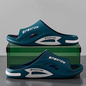 Chaussons pour hommes, tendance étudiante, antidérapants, pour l'intérieur et l'extérieur, version coréenne, pour la maison et la douche, chaussons frais pour hommes - Product Image 3