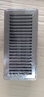 Grille de ventilation décorative en métal ZENGO FL pour plancher, personnalisable, plate, 4''*10'', 4''*12'', pour CVC, réglable, encastrable