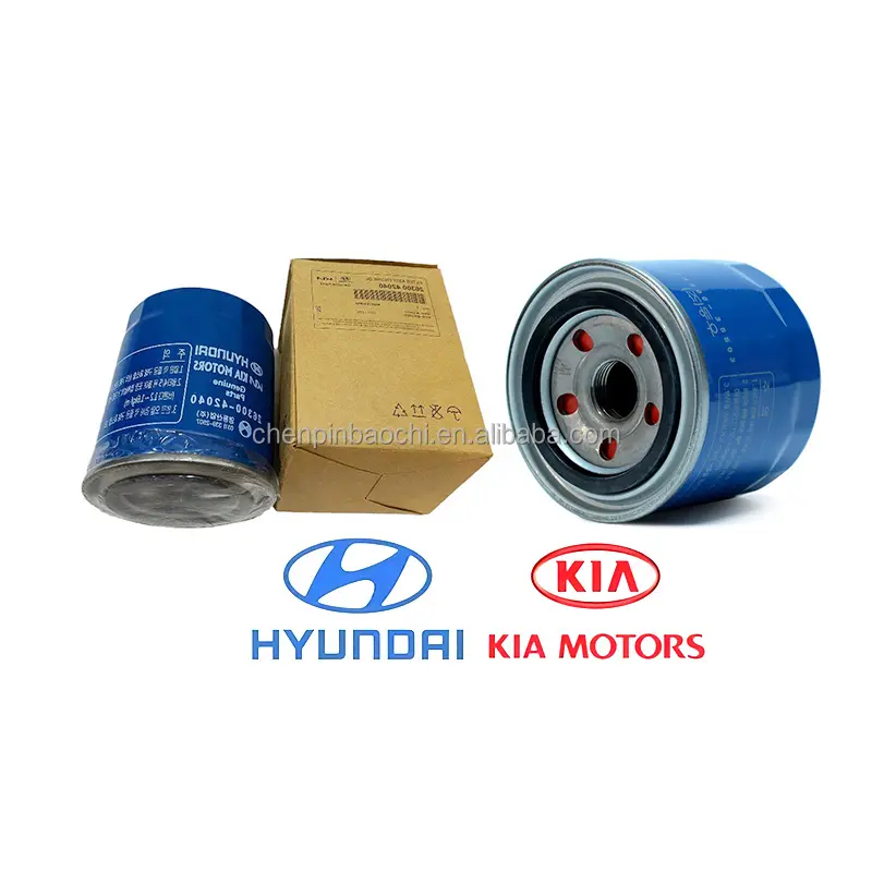 Fornecedor OEM Genuíno Carro Auto Filtro De Óleo Diesel 26300-02750 26300-02751 26300-02752 para hyundai kia