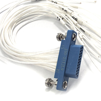 Connecteur mâle d'aviation série J30 J30-NTJ, boîtier en plastique et contacts en nylon, indice de protection IP67, connecteur à sertir rectangulaire