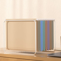 Carpeta de Archivo con Clip A4 (Material PP), Carpeta de Índice para Clasificación de Documentos, Especializada para la Organización de Oficina