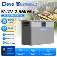 Système solaire tout-en-un Deye rechargeable pour balcon, IP65, avec stockage de batterie LifePO4