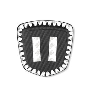Shasha carbone pour <span class=keywords><strong>Fiat</strong></span> emblème d'insigne arrière garniture accessoires extérieurs en Fiber de carbone véritable pour Abarth 595 - Product Image 4