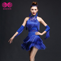 Costumes de danse modernes de haute qualité, tissu en soie, robe de danse latine pour femmes, nouvelle collection