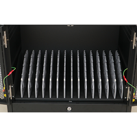 Chariot de recharge portable 30 ports, type C USB AC, pour téléphones et ordinateurs portables, avec verrouillage, pour équipement éducatif