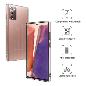 Coque transparente pour téléphone portable, étui en TPU pour <span class=keywords><strong>Samsung</strong></span> Galaxy Note 20 S20 Ultra 5G, 2.0mm - Product Image 4