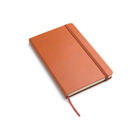 Agenda personnalisé 2026 en tissu/PP avec reliure spirale, vue hebdomadaire/mensuelle, boucle pour stylo, poche arrière, 32 pages de notes