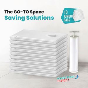 Bolsa de Almacenamiento al Vacío Ahorradora de Espacio para Sala de Estar, Impermeable y Ecológica, para Guardar Ropa Familiar, Ropa de Cama y Viajes - Product Image 2