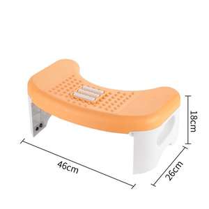 Taburete de Baño para Sentarse en Cuclillas, Anti-Constipación, Pedal de Plástico Plegable para el Hogar, Escalón para Inodoro, Taburete para Bebés - Product Image 5