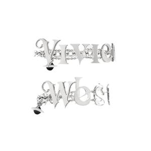 New Queen Mother's Line Cut Letter <b>Bracelet</b> Vivian Luxury Personalized Letter <b>Planet</b> <b>Bracelet</b> For Women - Product Image 5