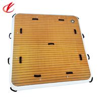 Plate-forme de tapis d'eau gonflable populaire de haute qualité plate-forme flottante gonflable plate-forme flottante gonflable