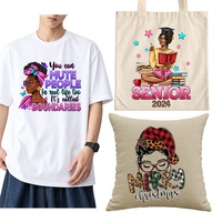 Étiquette de transfert thermique DTF la plus vendue pour t-shirts – Motifs prêts à poser, film d'impression par transfert thermique lavable, impression DTG