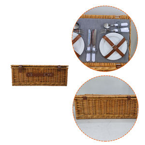 Set da picnic set di cesto per borse da picnic zaini da picnic vicino a me cesto da picnic in vimini - Product Image 6