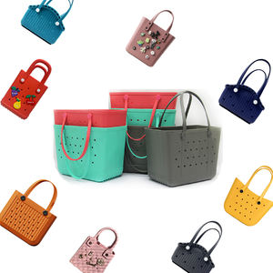 กระเป๋าใส่ของชายหาดทำจากซิลิโคนขนาดเล็ก XL ขนาดใหญ่กันน้ำได้สำหรับเด็กฤดูร้อน - Product Image 1