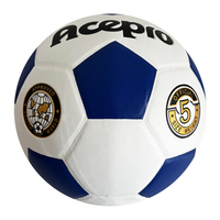 Ballon de football en cuir laminé personnalisé, grande durabilité, ballon d'entraînement officiel