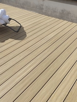 Plancher moderne et écologique en bois composite co-extrusion pour l'extérieur pour le jardin et le parc en bambou durable