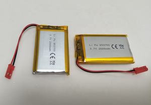 853759ลิเธียมไอออน<span class=keywords><strong>3</strong></span>.7โวลต์2000มิลลิแอมป์ต่อแบตเตอรี่ลิเธียมโพลิเมอร์903759ชาร์จได้พร้อมขั้วต่อ - Product Image 5