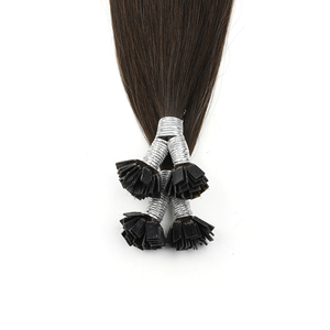 KSWIGS Extensions de cheveux humains Remy chinois lisses pré-collées à trame simple, micro-boucles, pointe en I pour salon - Product Image 2
