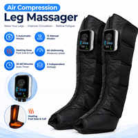 Système de récupération par compression d'air séquentiel professionnel Eveekon pour le sport avec chaleur, 5 modes, rechargeable par Type C