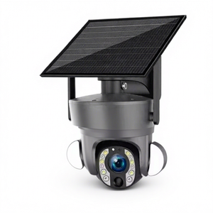UBOX กล้อง IP ไร้สายระบบรักษาความปลอดภัยพลังงานแสงอาทิตย์, กล้อง IP 4K HD WIFI PTZ PIR ตรวจจับการติดตามอัตโนมัติของมนุษย์กล้อง CCTV กลางแจ้ง - Product Image 1