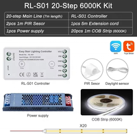 Contrôleur de capteur de mouvement PIR Wifi Tuya 24v, contrôlé par application, bande lumineuse LED pour escalier