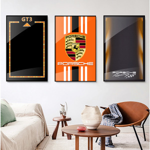 Phòng khách thể thao đua xe Khung ảnh trang trí tường khối xây dựng 40 mảnh ABS nhựa 1:8 quy mô tự làm đồ chơi phòng ngủ unisex 14 - Product Image 2