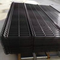 PVC-gecoate 50x100 metalen ijzeren gelaste 3D gebogen gaashekwerkpanelen voor ranchgebruik, 8ft hoog, gigantisch hekwerk