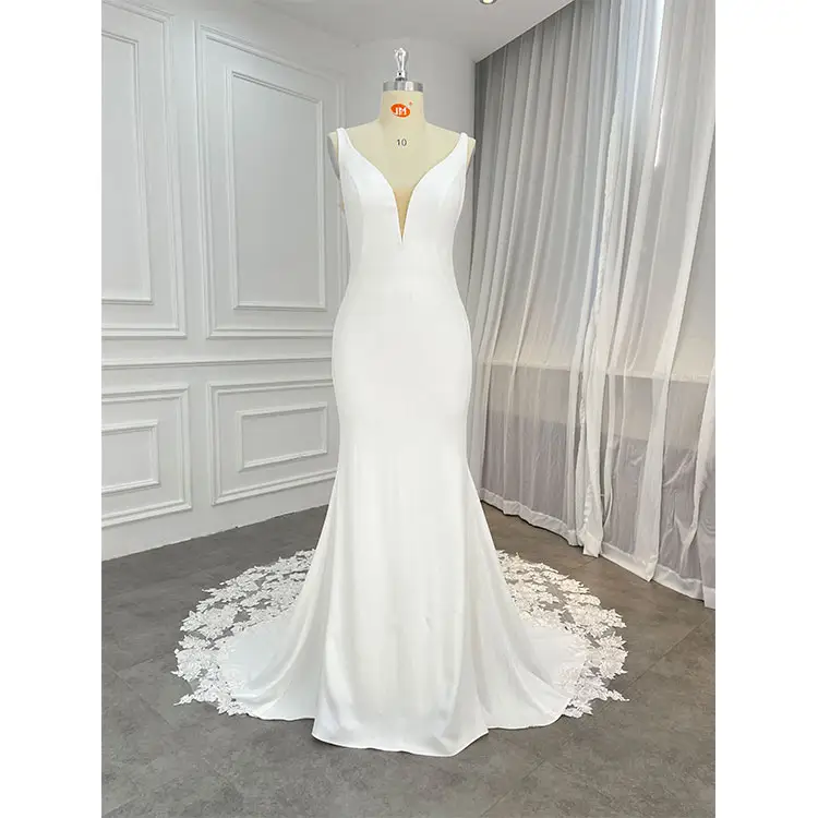 ivory beach wedding dresses