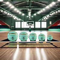 Basket-ball laminé PU-Produit durable et polyvalent pour les amateurs de sport Ballon de basket-ball d'usine Taille 7