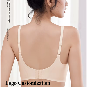 Reggiseno personalizzabile senza cuciture, sottile, a tinta unita, da <span class=keywords><strong>donna</strong></span>, per <span class=keywords><strong>seno</strong></span> piccolo, effetto push-up, con colla in gel, senza ferretto, anti-cedimento - Product Image 4