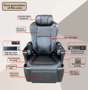 Siège de voiture électrique VIP de luxe modifié ST-AEF avec massage et ventilation pour Mercedes Vito GL8 MPV <span class=keywords><strong>Camping</strong></span> <span class=keywords><strong>Car</strong></span> MPV - Product Image 4
