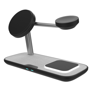 Base de Carga Inalámbrica Magnética 3 en 1, Portátil, Eléctrica, para Escritorio, con Logotipo Personalizado al por Mayor, para Auriculares y Teléfono <span class=keywords><strong>Celular</strong></span>, Carga Rápida de 15w - Product Image 1