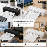 Impresora Térmica Portátil GD80 A4, Conexión Bluetooth y USB a PC para Impresión de Documentos