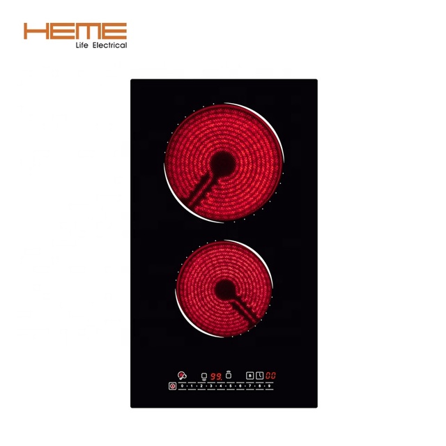 CE CB Certificate Home Appliances 2 Cooking Zone Infrared Hob Built in Ceramic Cooktop