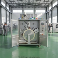 Machine de scellage automatique pneumatique à 3 chambres, contrôlée par PLC, pour dosettes de lessive en film PVA et perles de lessive, compatible multi-matériaux