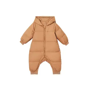 Baby Puffer Jacket Overalls Children Clothing Down Jumpsuit Winter Down Coat Overalls Kids Thick Warm Windproof Clothe