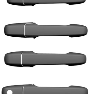 Abs <b>Chrome</b> <b>Door</b> <b>Handle</b> Cover for Toyota Agya Accessories - Product Image 2