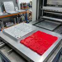 Plateau en plastique sur mesure pour emballage sous blister, en PET, ABS, PP, PS, thermoformé pour le stockage et l'emballage de composants électroniques de précision
