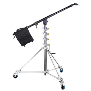 ST-AFD804 tay-cranked Wind-up Heavy Duty Đèn đứng chụp ảnh <span class=keywords><strong>Tripod</strong></span> Phanh bánh xe cho phim studio Video rạp chiếu phim - Product Image 3