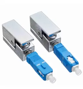 SC Special Type Bare Fiber Optic Adapter For Telecommunication