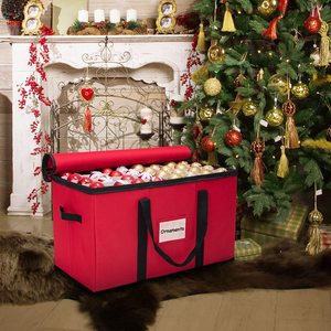 Giáng Sinh Trang Trí Tổ Chức Bin Ánh Sáng Có Thể Gập Lại Lưu Trữ <span class=keywords><strong>Box</strong></span> Với Nắp Giáng Sinh Trang Trí Lưu Trữ - Product Image 4
